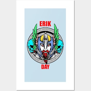ERIK DAY REDBEARD VIKING Posters and Art